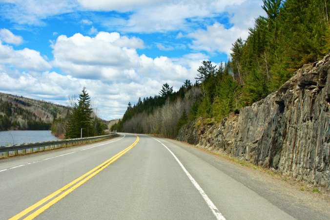 Quebec Highway 132 provided a relatively easy and quite scenic route over the Gaspe Peninsula. 