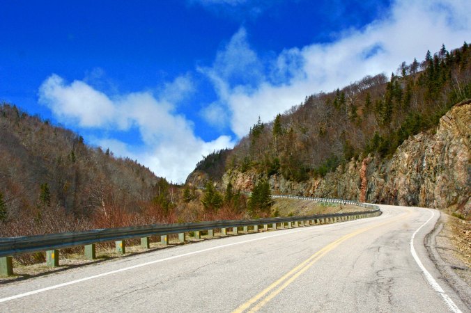 One of my happiest sights on the 10,000 mile trip: the top of the hill.