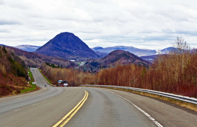 Back on New Brunswick 11, I left behind the flatlands of the coast and entered the province's more mountainous northwest.