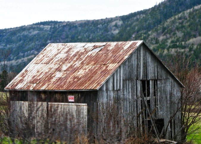 Old barns spoke of simpler times.