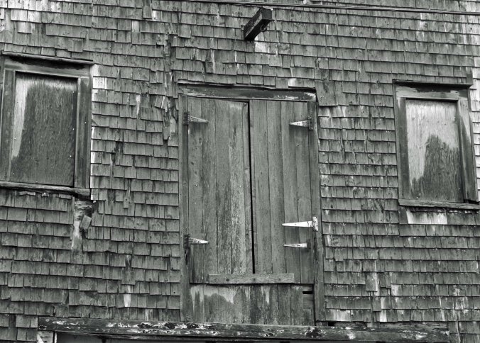 I found these old barn loft doors intriguing.