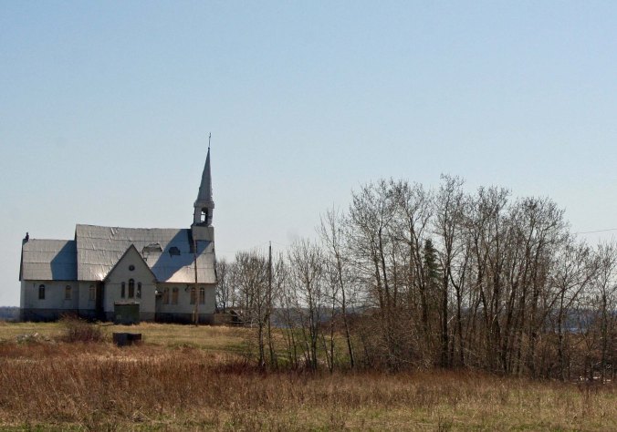 This abandoned church caught my attention...