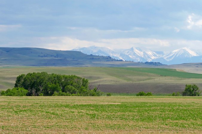 Rocky Mountains in Montana.