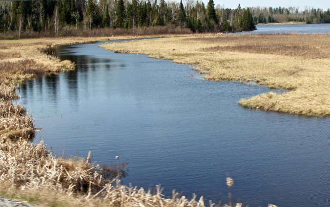 Wild Goose Campground near Long Lake provided some scenic views...