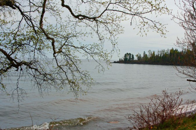Lake Superior provided a storm-free days for me with small lapping waves, not the monsters that are known to roll across the lake in November.