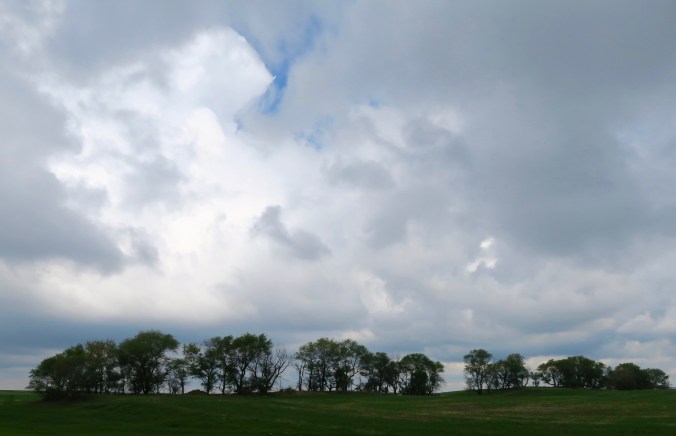 It was skies like these that sent me scurrying for Williston. (The town has now become a city due to the oil boom, but it has been having tough times since Oil prices dropped.)