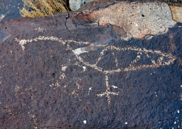 Long before Europeans came to America we were here, as ancient rock art attests to.
