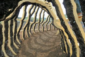 Sculpture in Craters of the Moon National Monument in Idaho.