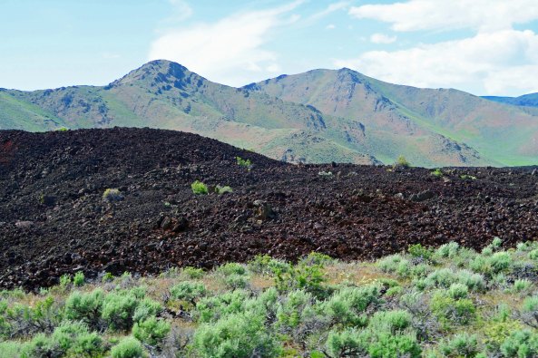 Nature, in her marvelous way, is gradually reclaiming the volcanic landscape.