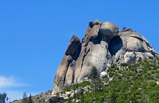 Sugarloaf Mountain located next to Kyburz Resort on Highway 50 in El Dorado County, CA.
