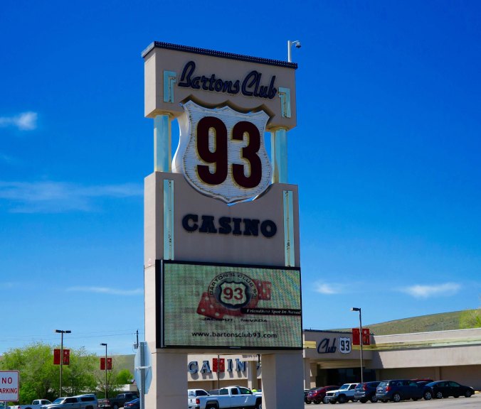 It really has to be a remote road that enters Nevada without a casino present. Highway 93 isn't nearly remote enough!