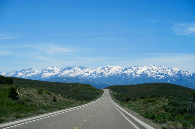 Highway 93 connecting Twin Falls, Idaho with Wells, Nevada featured this view. It reminded me of how beautiful Nevada is.