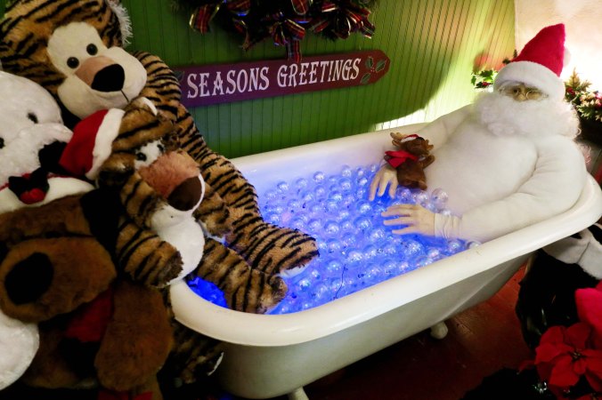 With Santa, Peggy and I would like to wish each of you a joyous Holiday and a very Happy New Year.