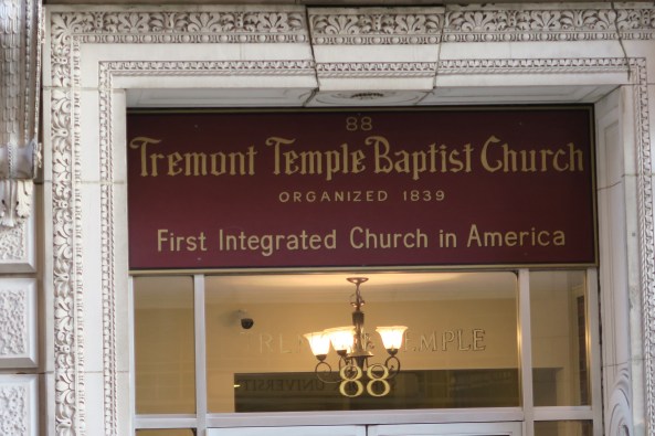 Tremont Baptist Church was the first integrated church in America.