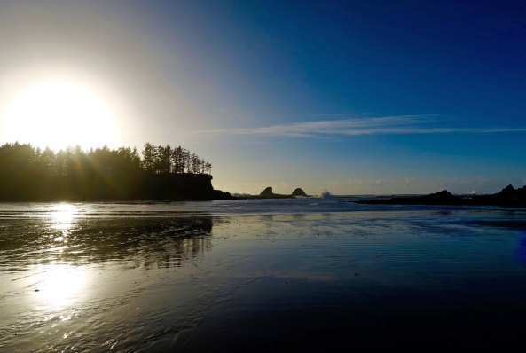 A November sunset at Sunset Bay.
