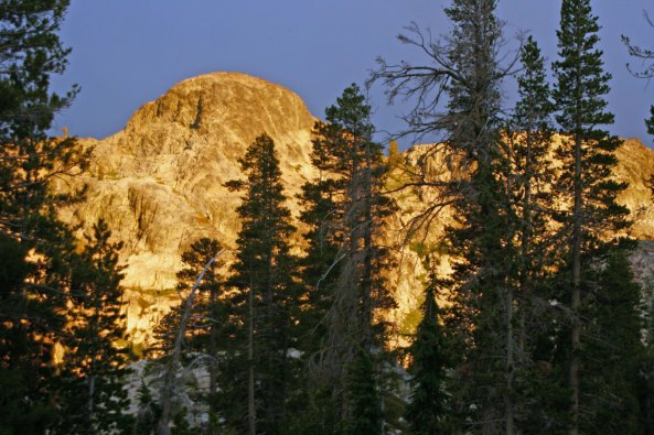The sunset on the Black Buttes and, finally...