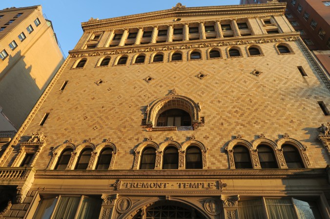 The Tremont Temple in Boston, Massachusetts.