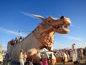 Abraxas the mutant Vehicle at Burning Man.