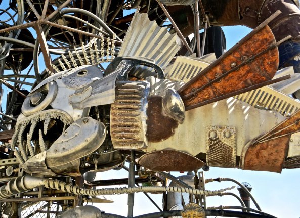 El Pulpo Mechanico fish at Burning Man.
