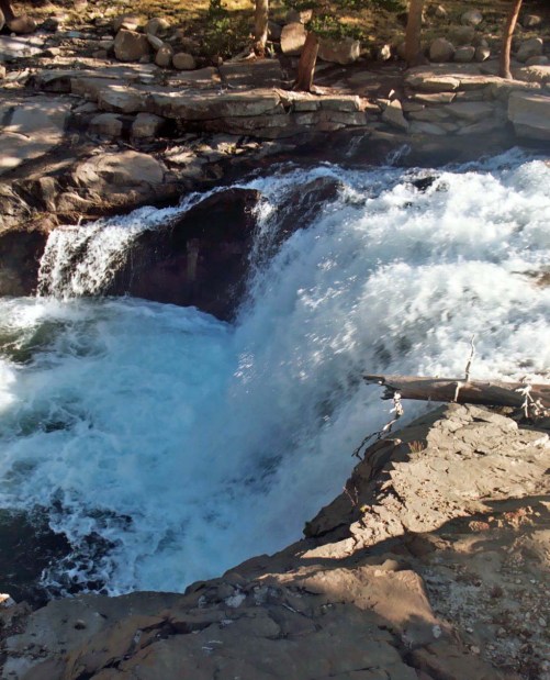 And this humdinger filled with snow melt.