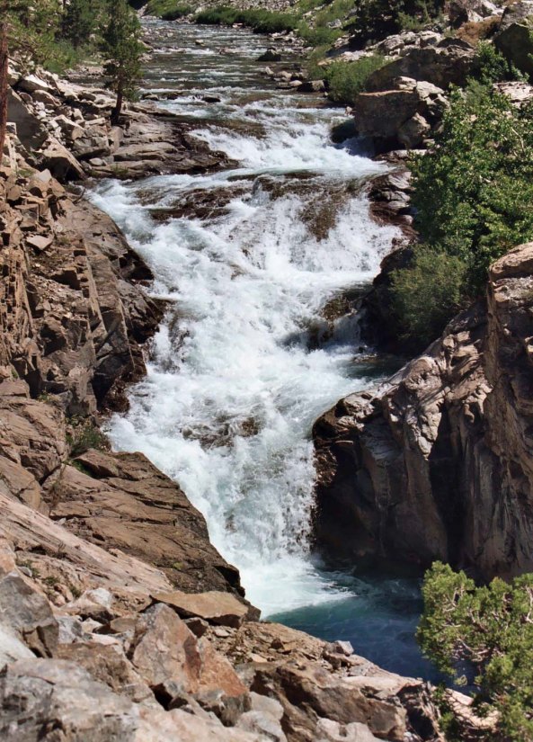 This narrow falls...