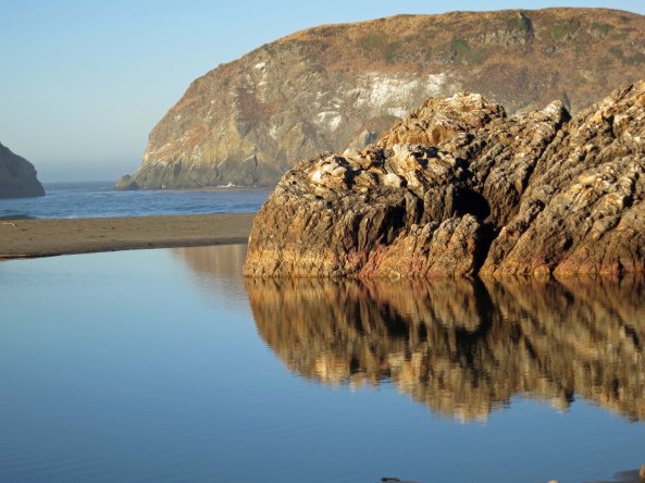 Another clear day shot take from the beach area. Bird Island is in the background.