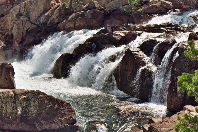Water became a major problem on our first two days of the Sierra Trek. It was one of the reasons I decided to hike down the Sierras instead of across them on all future treks. Today I am featuring waterfalls.