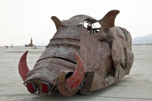 Warthog mutant vehicle at Burning Man.
