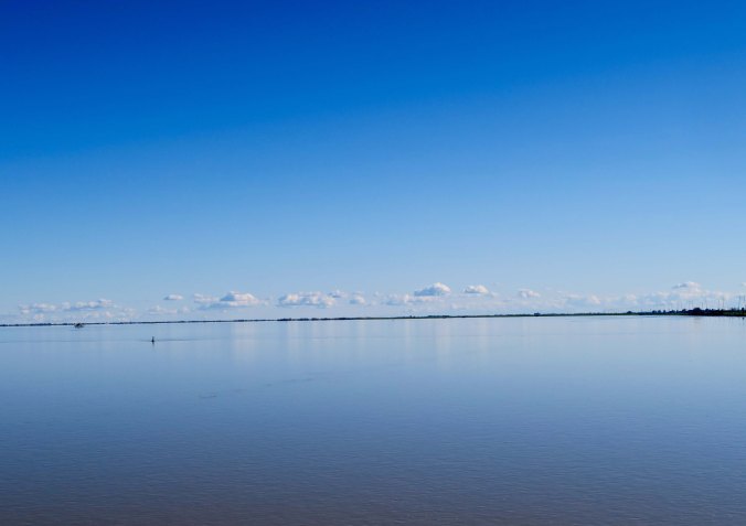 The Yolo Bypass filled with water reflecting the extensive flooding that Northern California has experienced this winter.