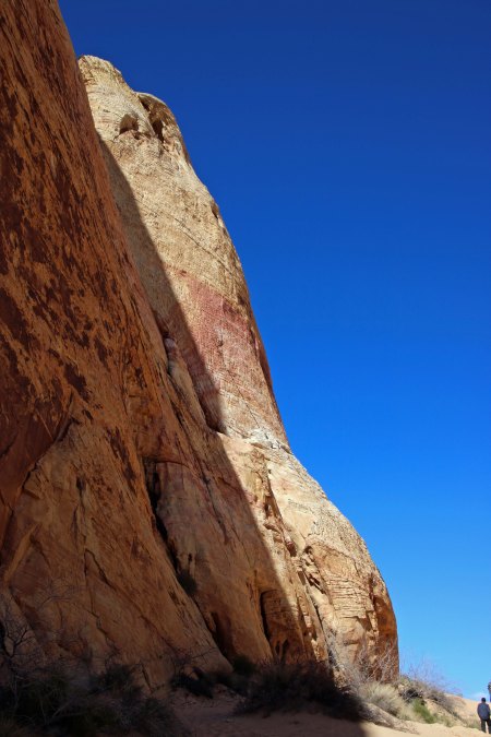 Side of White Domes in Valley of Fire State Park, Nevada.