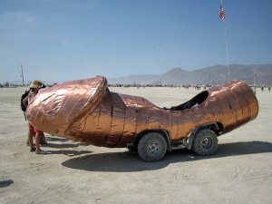 Penis mutant vehicle at Burning Man.