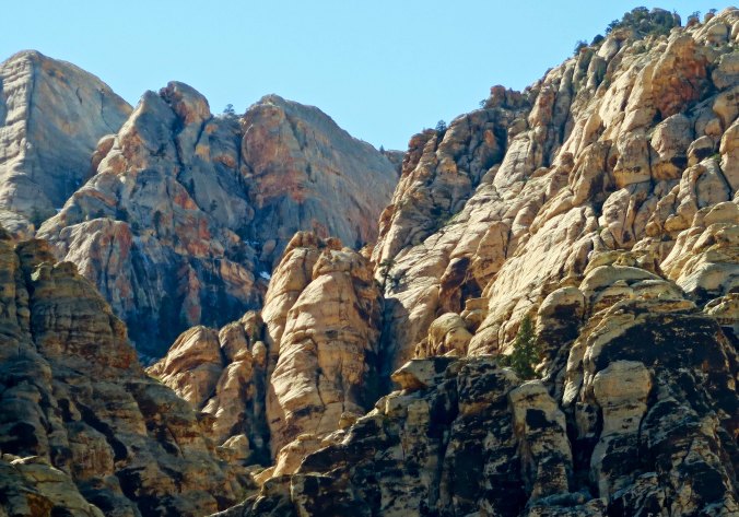 Red Rock Canyon National Conservation Area from Ice Box Canyon pull off.