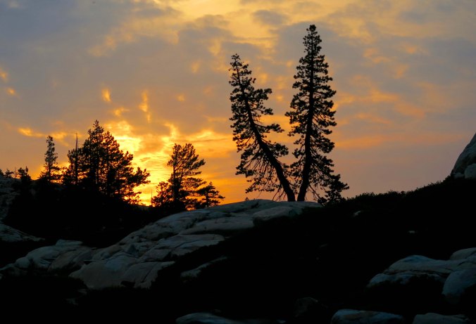 Sunset in the Five Lakes Basin of the Grouse Ridge Non-Motorized Area.