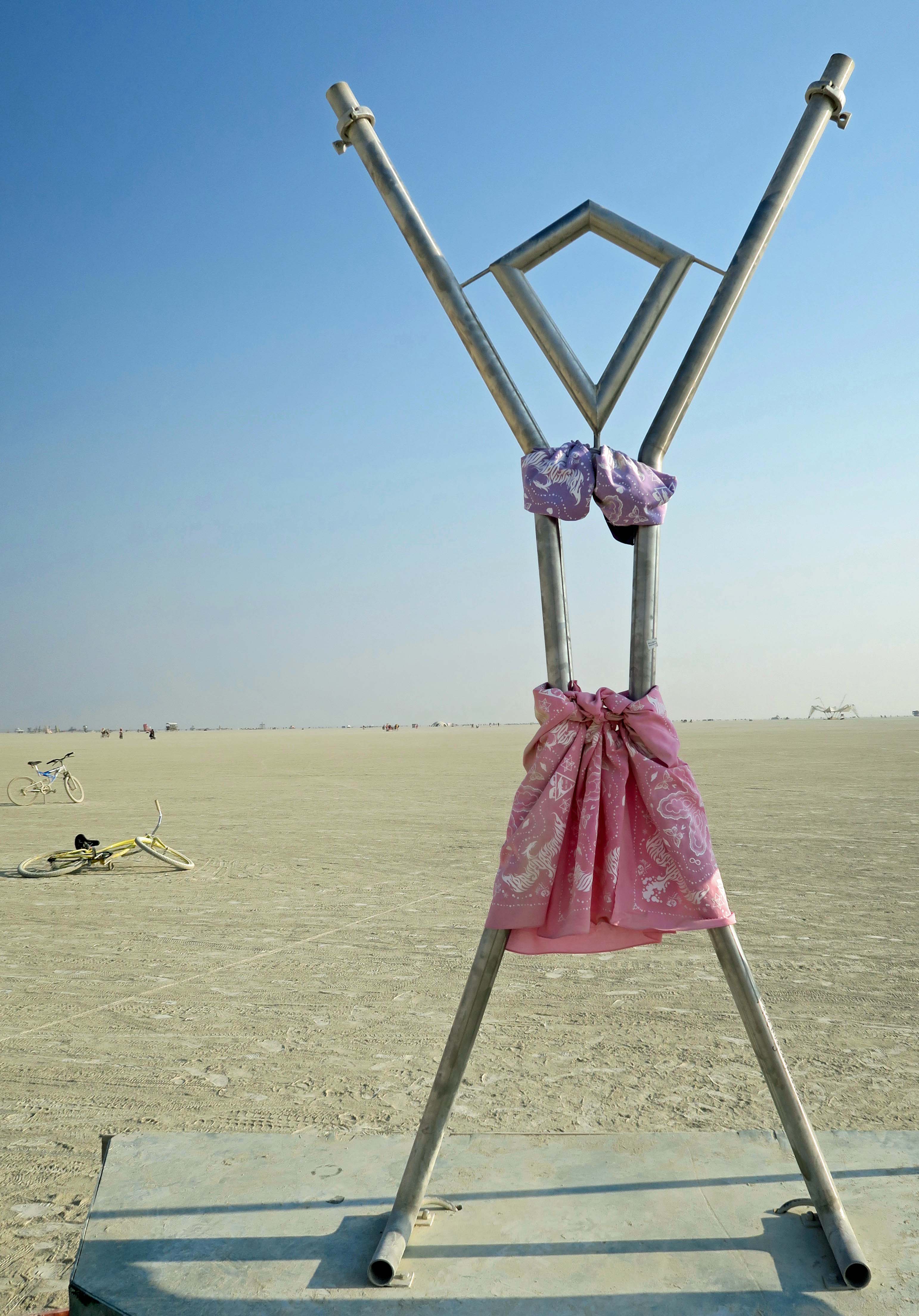 Burning Girl at Burning Man 2017