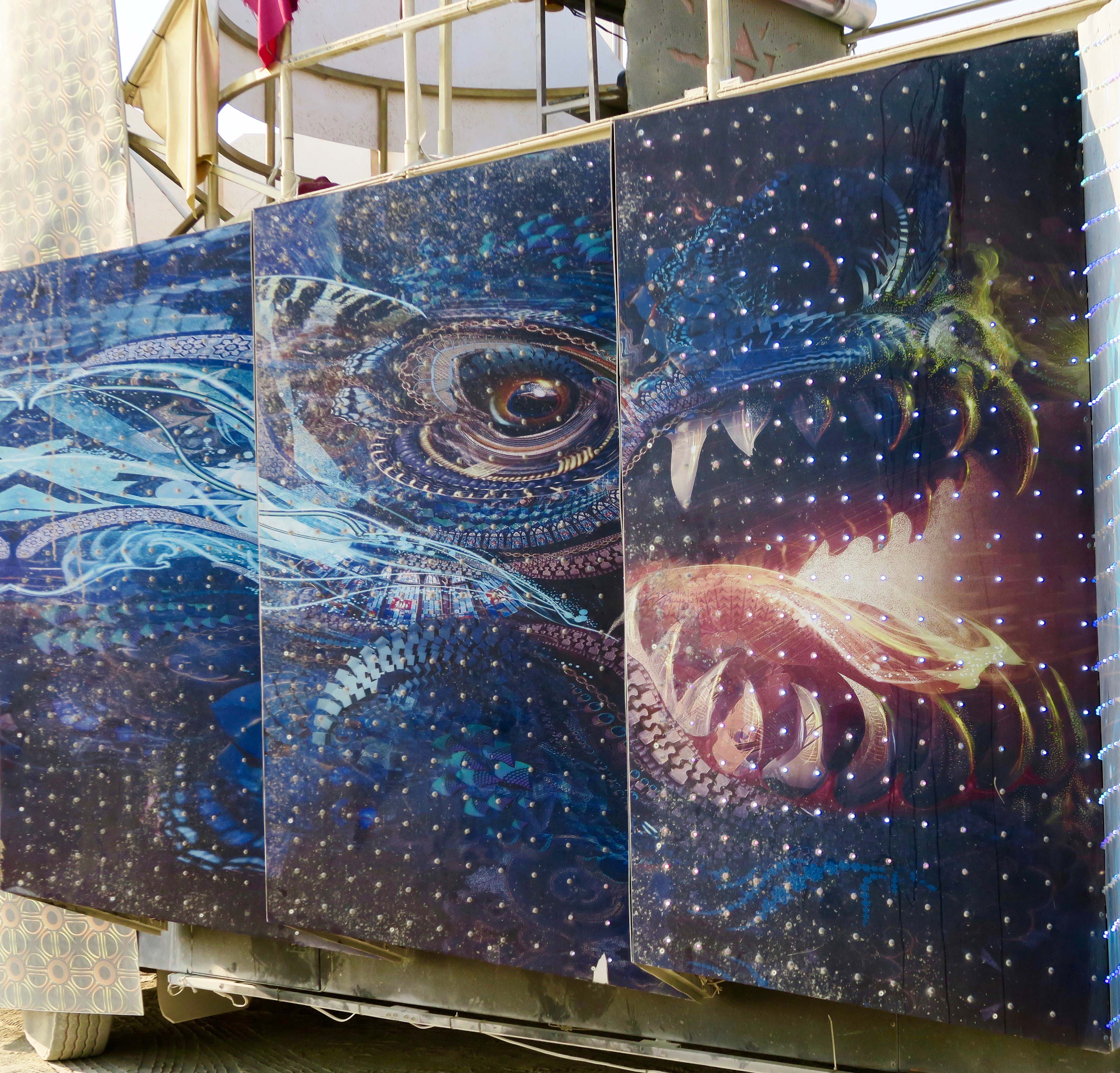 Camp Mystic mutant vehicle, Burning Man 2017