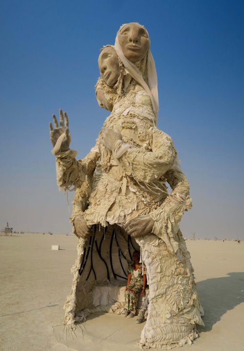 Inside view of Solacii at Burning Man 2017