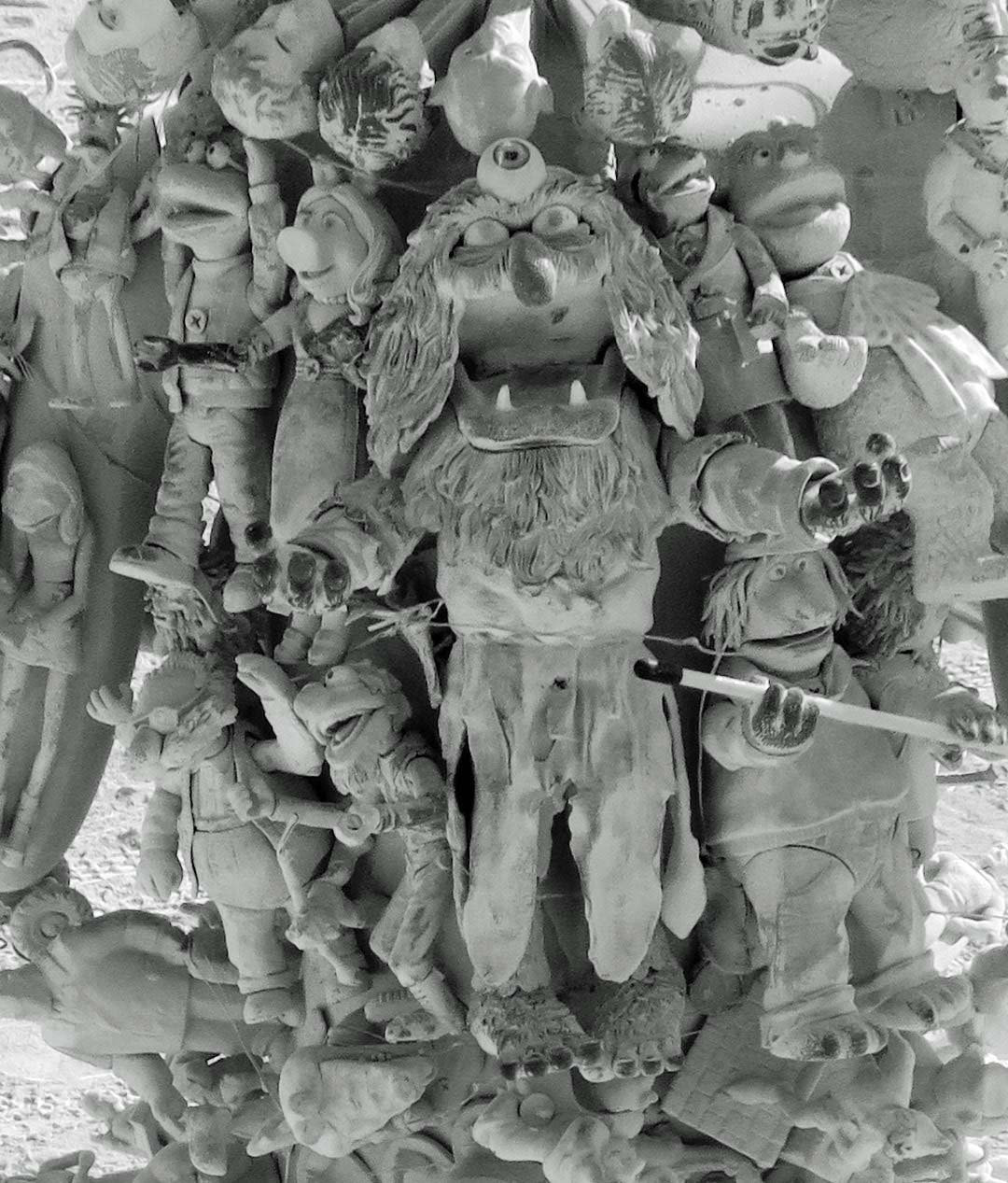 Muppets on Action Figure Family at Burning Man 2017