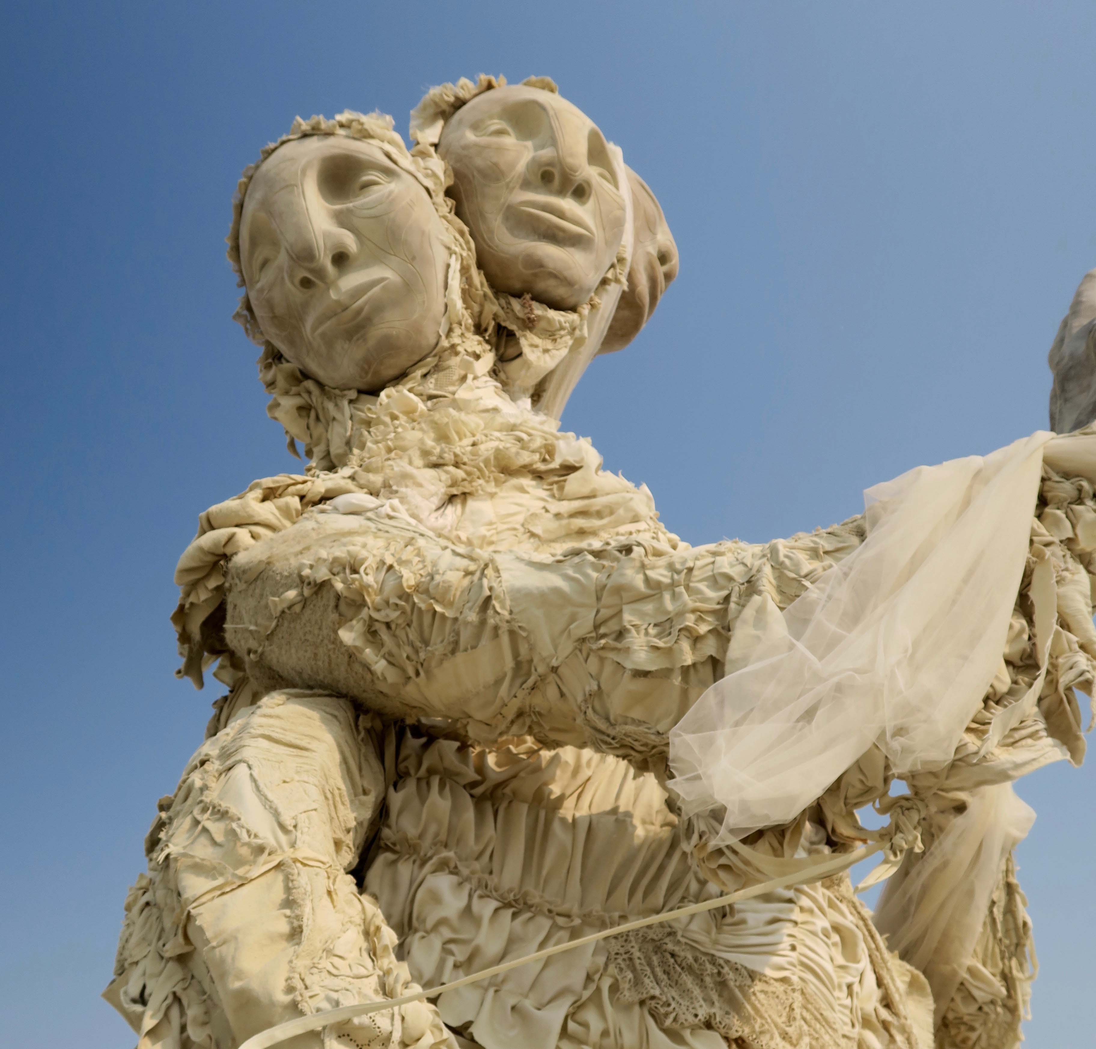 The faces of Solacii at Burning Man 2017