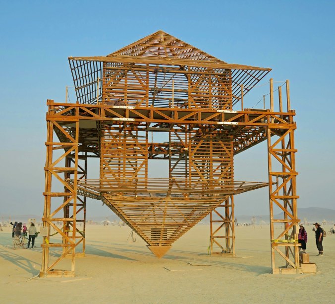 Aluna sculpture, Burning Man 2017