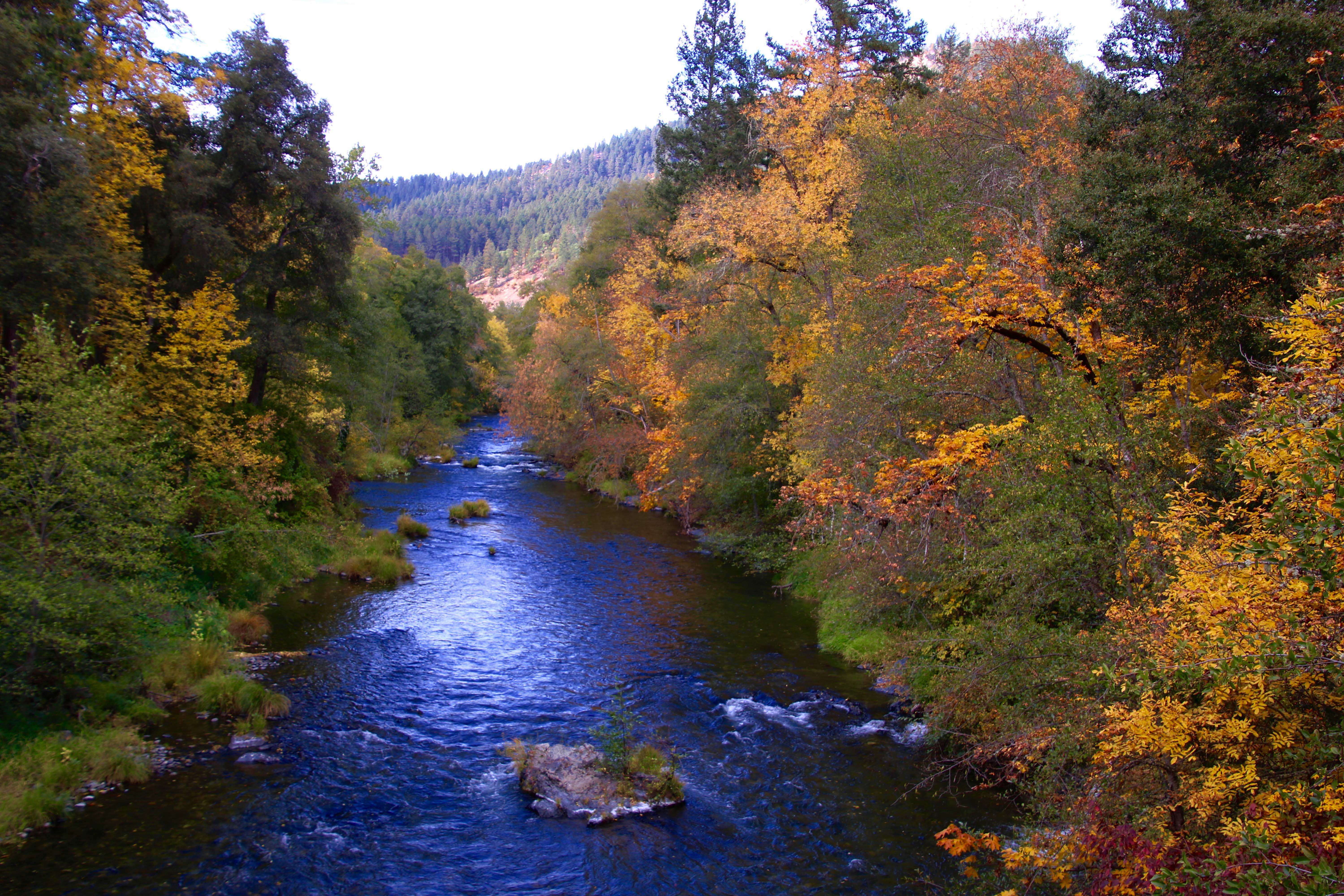 Applegate River in fall, Southern Oregon