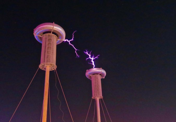 Dancing Electricity, Burning Man 2017