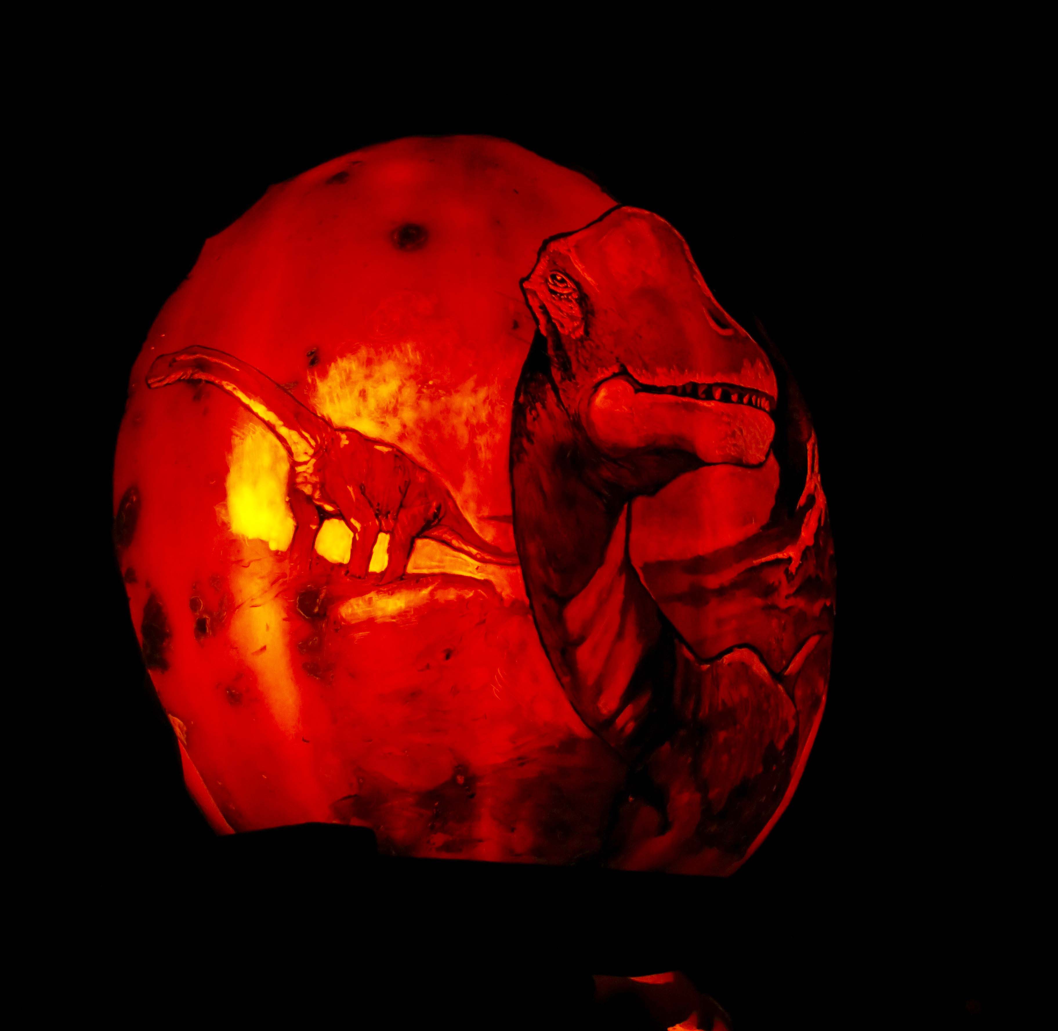 Jack-o-Lantern Spectacular dinosaur series
