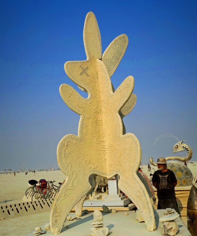Shrine of the Golden Bunny at Burning Man 2017