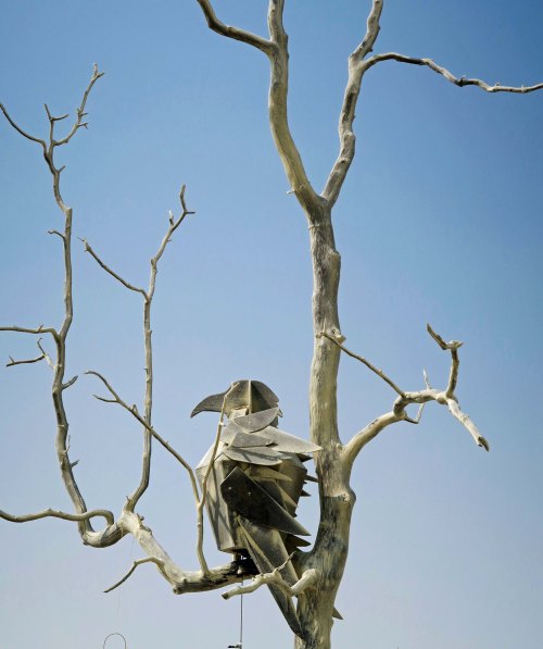 Sysimetsä crow at Burning Man 2017