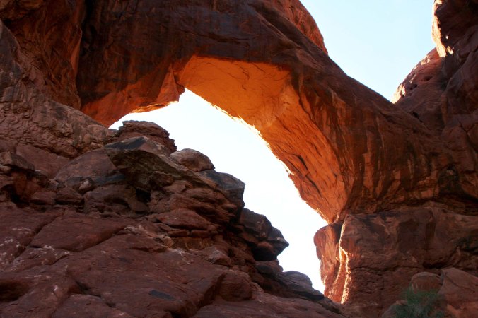 Double Arches up close, Arches NP