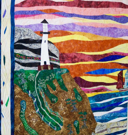Lighthouse quilt from the Latimer Quilt Center