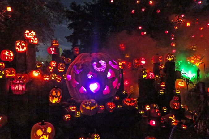 Pumpkin carving festival in Rhode Island