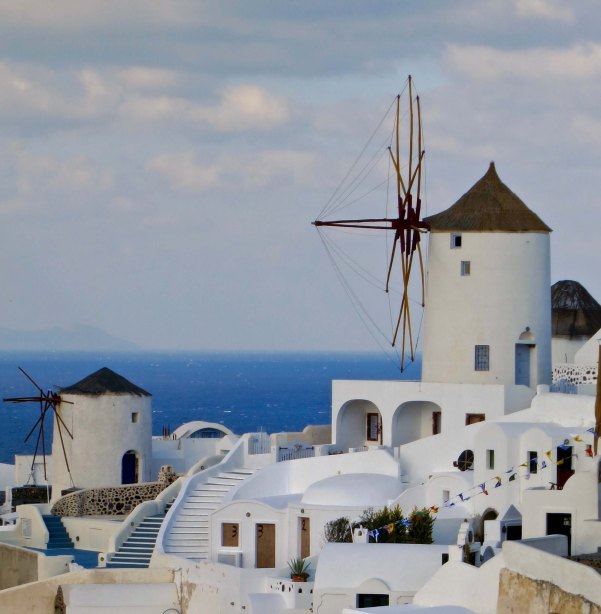Santorini windmill