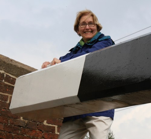 Jane Hagedorn works lock gates on Trent and Mercy Canal