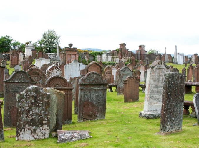 Scottish graveyard